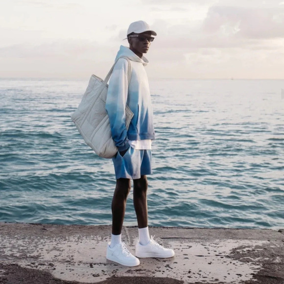 STAMPD OMBRE CROPPED HOODIE - Picture 6 of 6